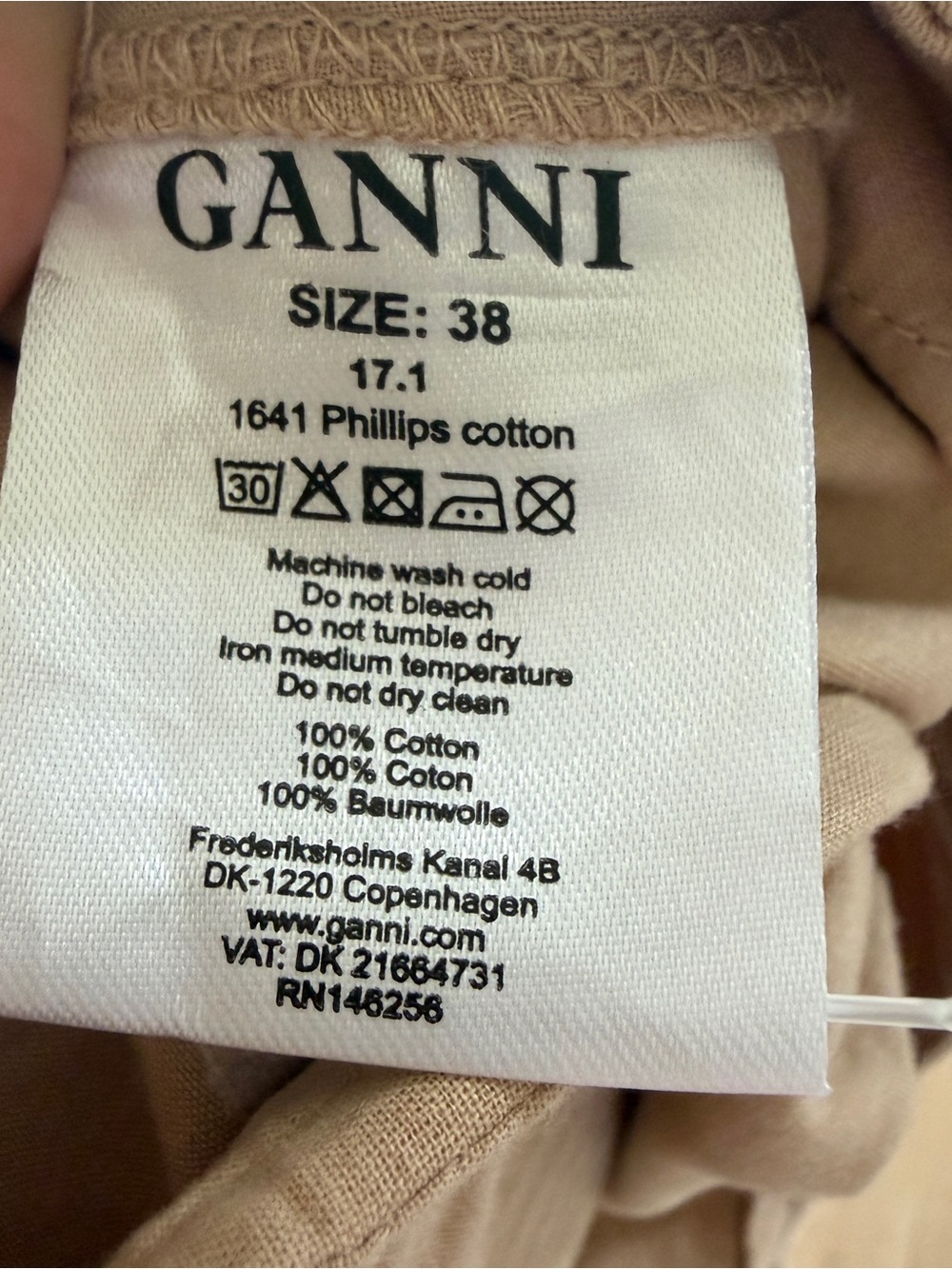 Ganni Ruffled Shorts Size 38/ US 6 - Picture 6 of 7